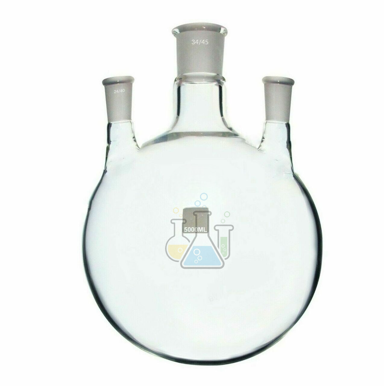 Three Neck Receiving Flask five L